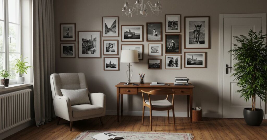 Cozy Home Office with Personal Touches