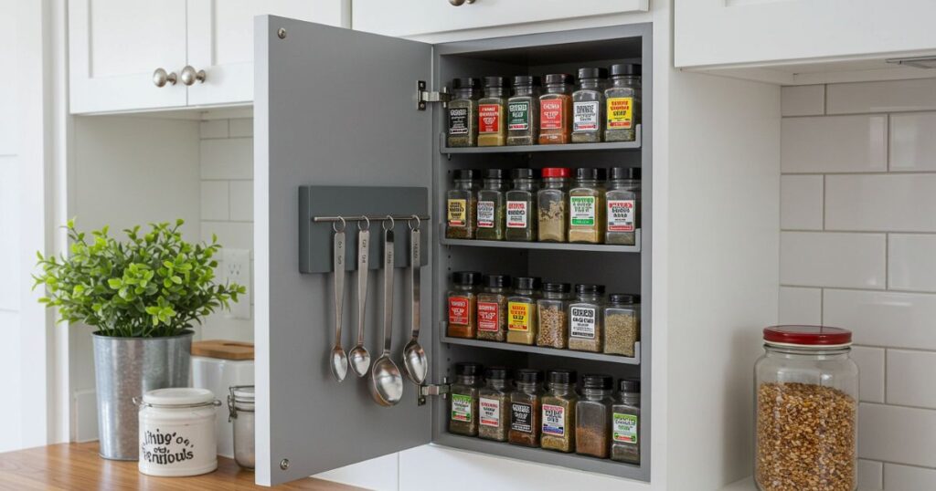 DIY Spice Cabinet