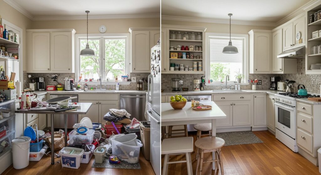 Declutter and organize home