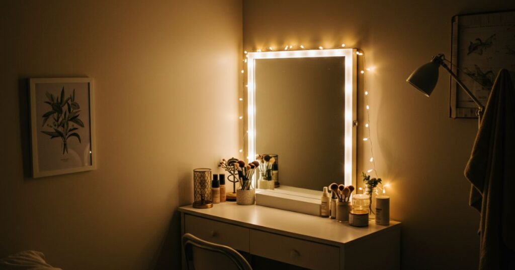Dreamy Vanity Corner budget freindly