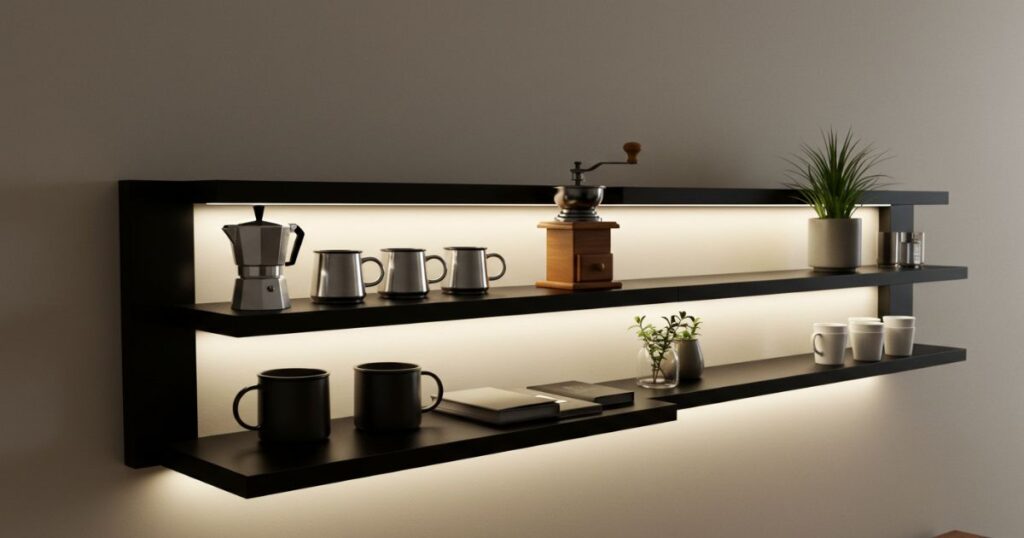 Floating Shelves for a Minimalist Look