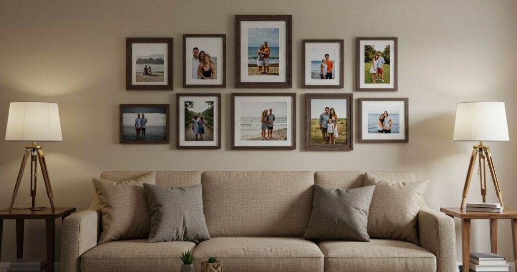 Gallery Wall of Personal Photos