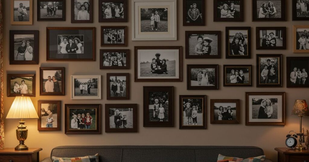 Gallery Wall with Family Photos