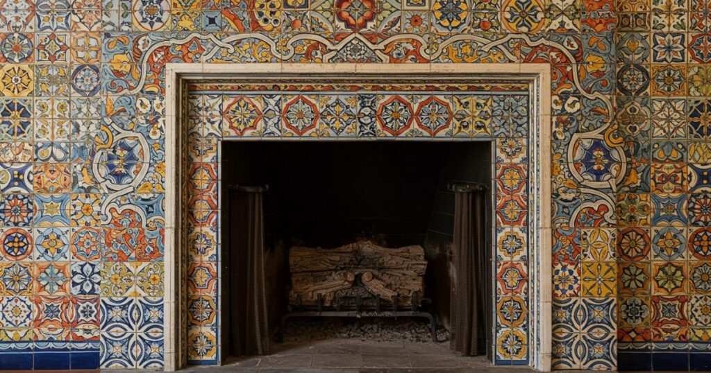 Hand-Painted Tiles for a Colorful Touch