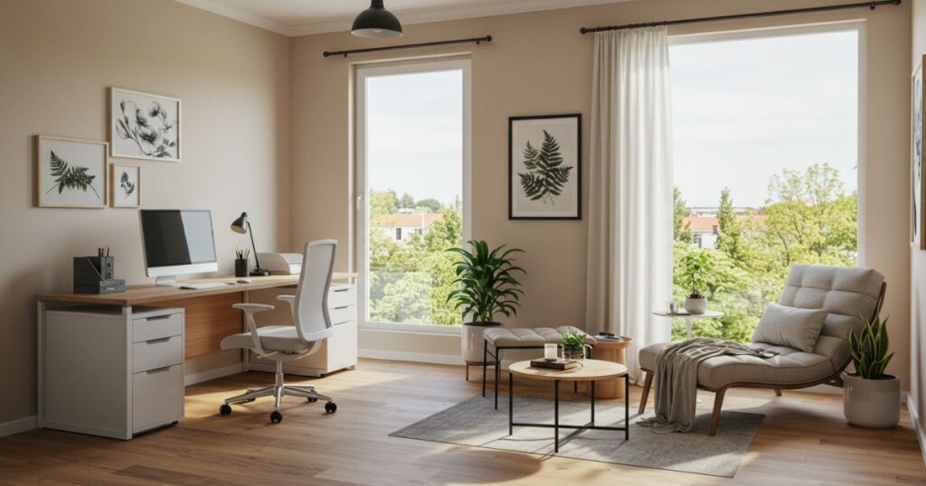 Home Office with Relaxation Area