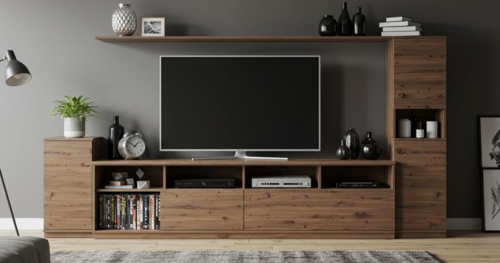 Media Console for Organization of tv room
