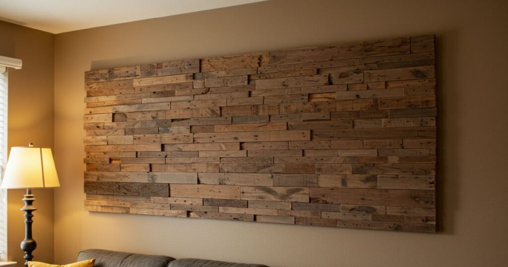Upcycled Wooden Plank Art