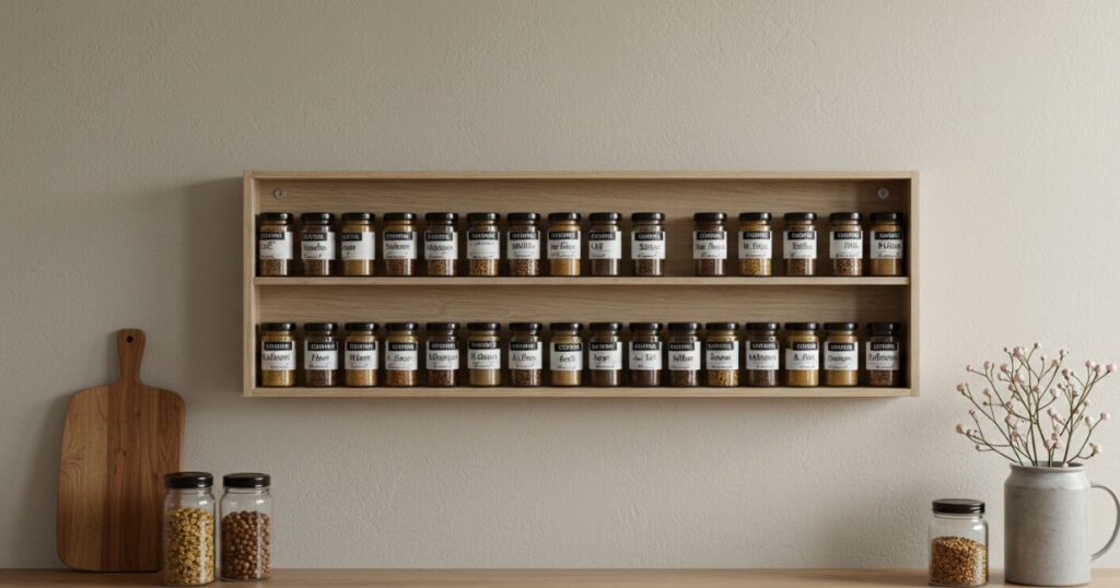 Wall-Mounted Spice Racks