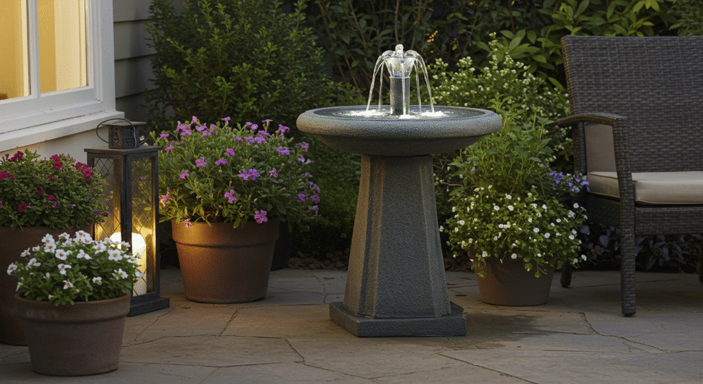 water fountain for home patio