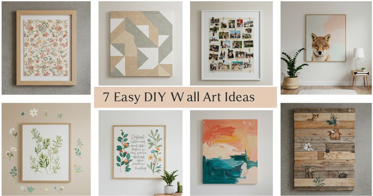 7 Easy DIY Wall Art Ideas