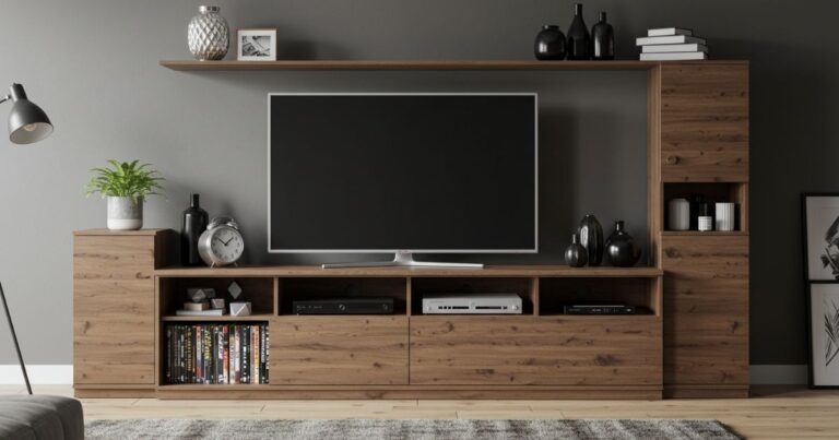Media Console for Organization of tv room