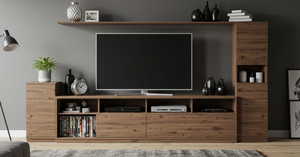 Media Console for Organization of tv room